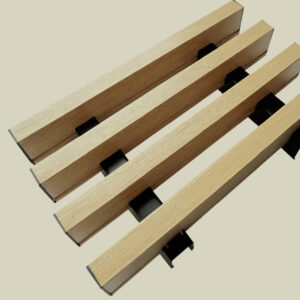 ระแนงเหล็กลายไม้ ขนาด 25x100x4000. สีบีช (Beech)
